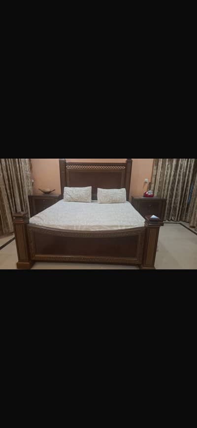 Double Bed with Dressing table/king Size/Luxury Bed/Room Furniture