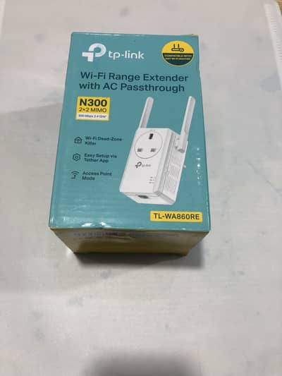 Tplink 300 Mbps Wifi  Extender TL-WA860RE