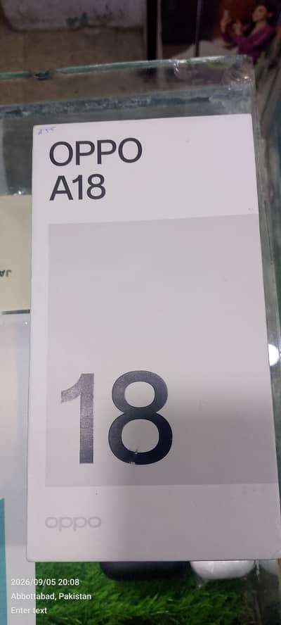 Oppo A18 (4/128) 10/10 Condition with Box