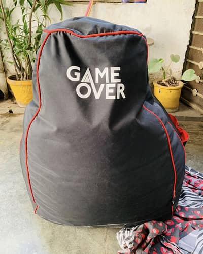 Game over bean bag