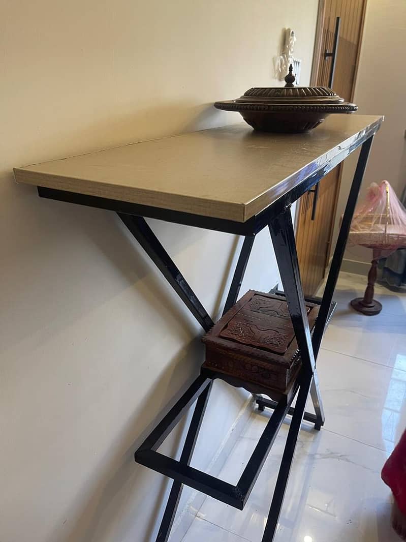 Modern X-Frame Console Table 4