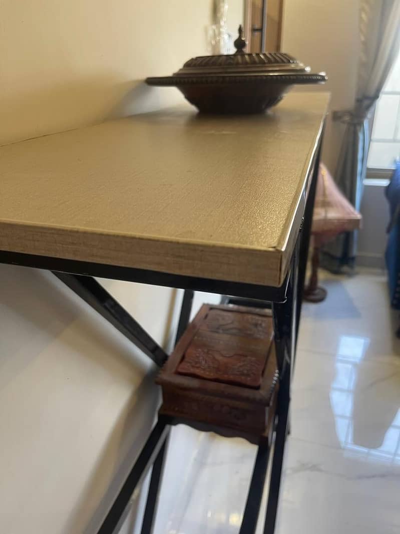 Modern X-Frame Console Table 8