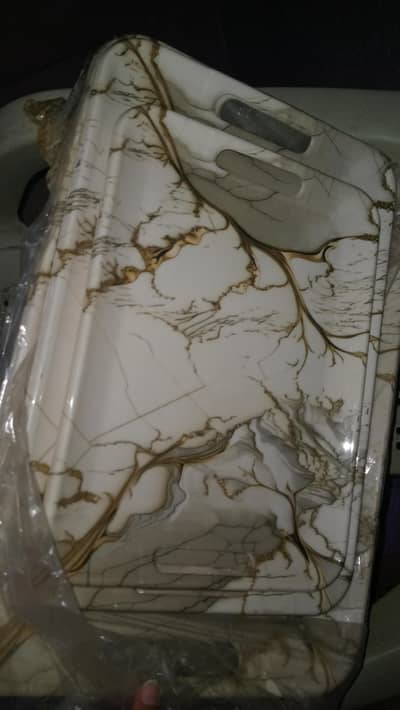 3-Piece Melamine Serving Tray Set (Brand New)