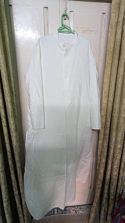 Brand New Stitched White Jubba