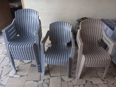 plastic chairs
