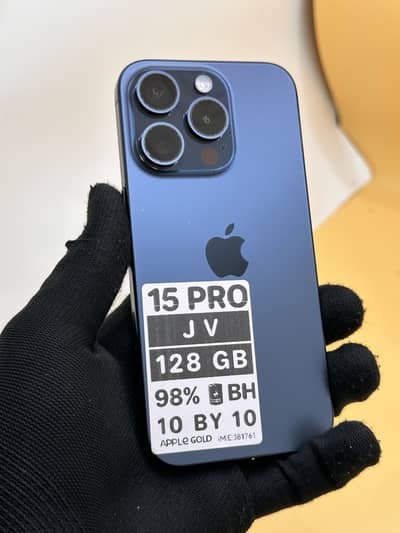 Apple iPhone 15 Pro Jv 128 GB 98% Battery Health