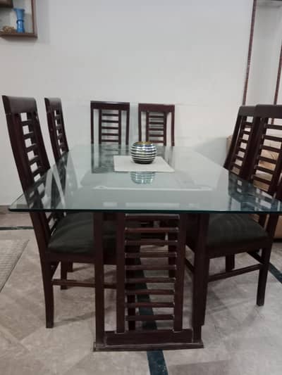 Dinning Table with six Chairs
