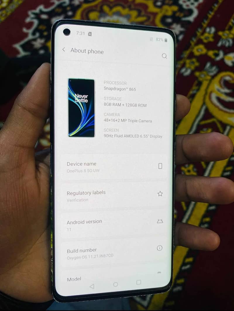 One Plus 8 5