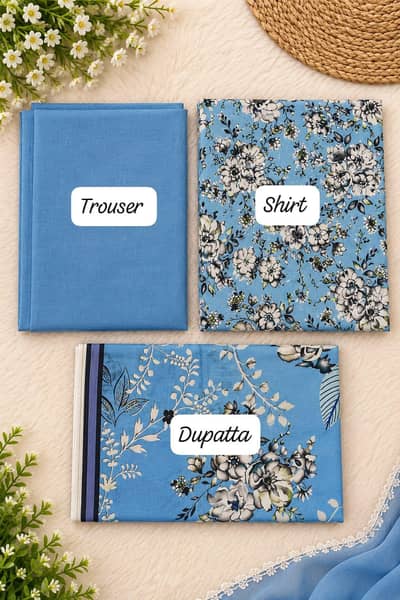 Luxury Digital Printed 3-Piece Collection 