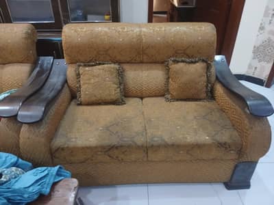 sofa set available of 3,2,1 seats with soft cushions and molty foam.