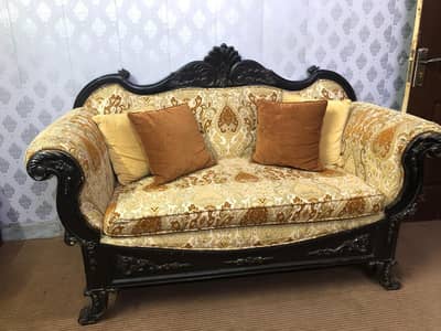 Original Chinioti design 7seater sofa set for sale on discounted rate