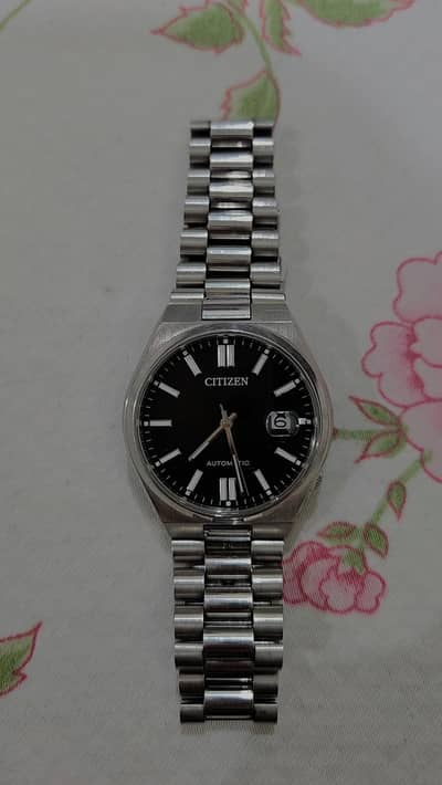 Citizen Automatic Men’s Watch Black Dial Stainless Steel Bracelet