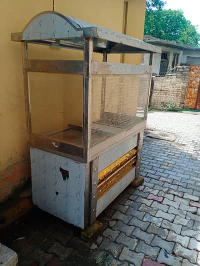 fries Showarma burger and fast food stall for sale scratch less. . .