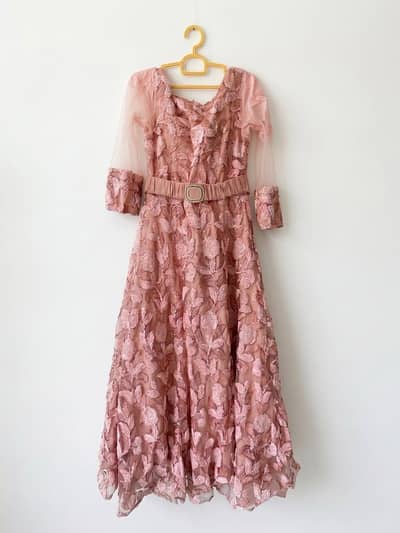 Floral Embroidery Maxi