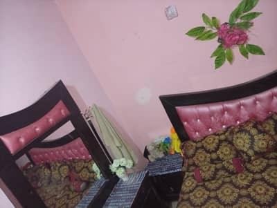Bed + Wardrobe
