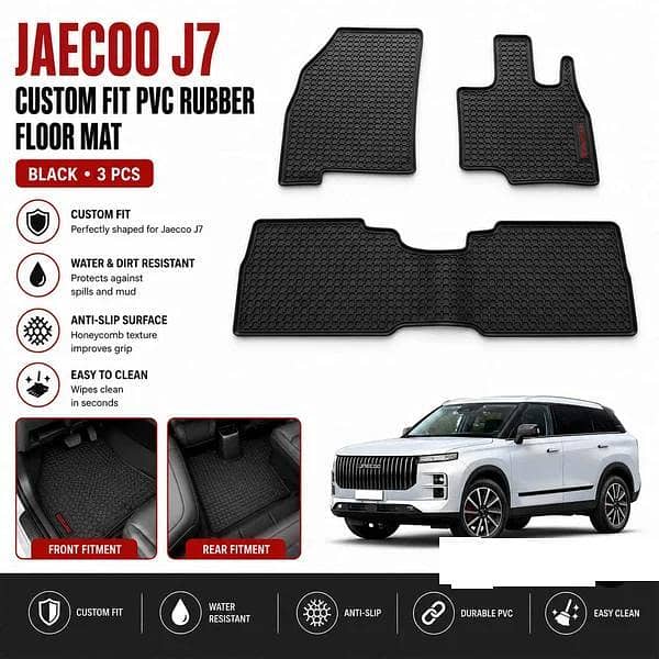 Latex Rubber Mat for Jaecoo J7 2025–2026