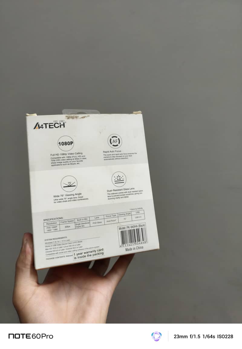 A4 tech camera 2
