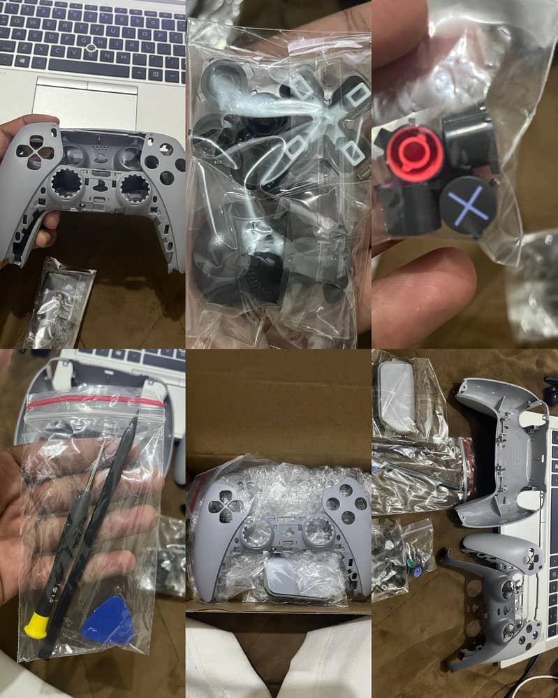  Game Controller Replacement Shell Kit – Grey 3