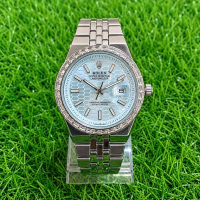 Rolex Style Land-Dweller Premium - Silver