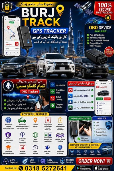 Pakistan #1 GPS Car and bike tracking company on low price