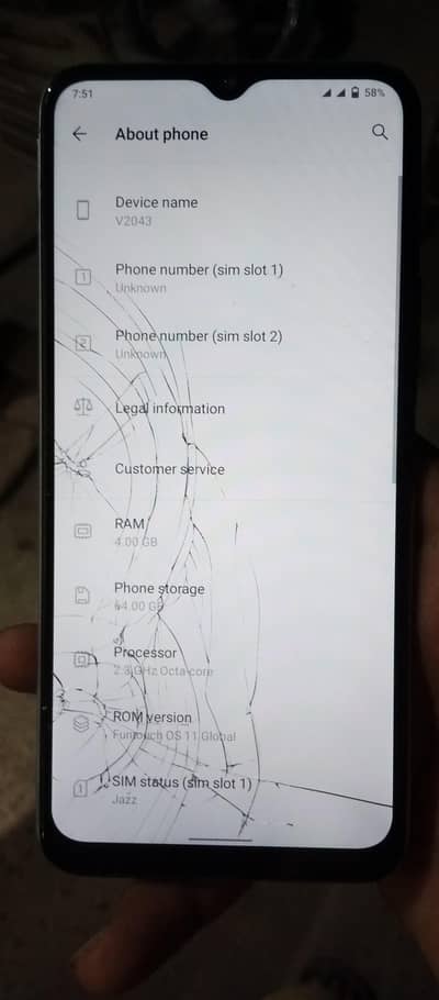 Vivo Y20 exchange possible Android