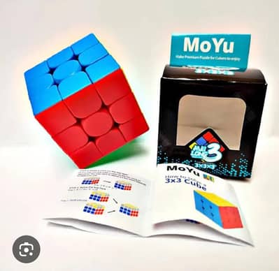 3 types of Rubix Cube