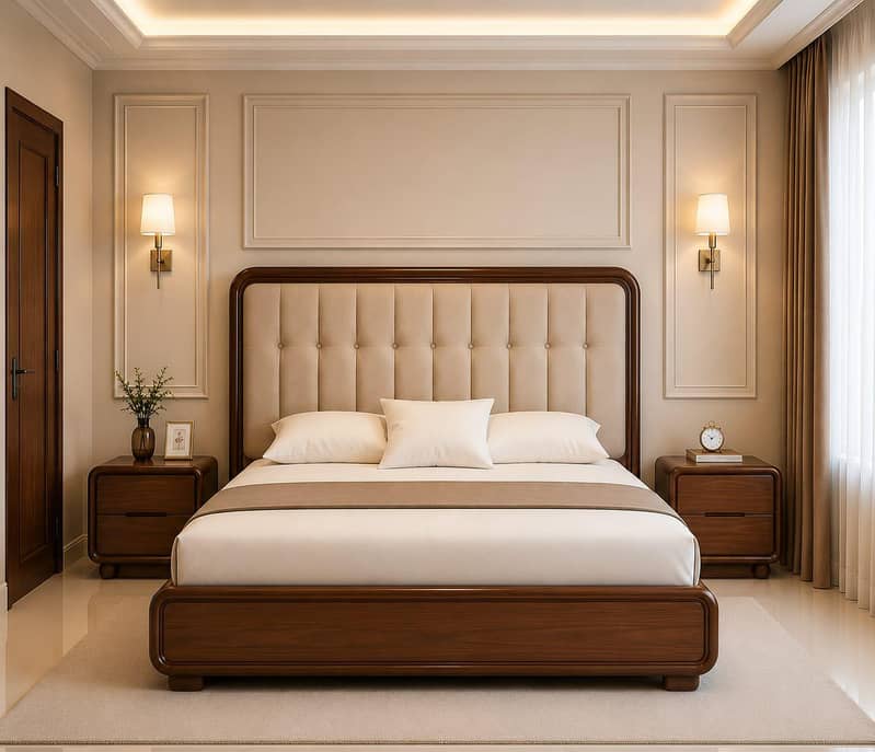 Solid Sheesham Bedsets 18