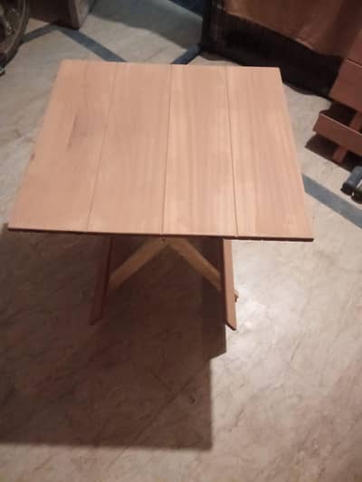 wooden table