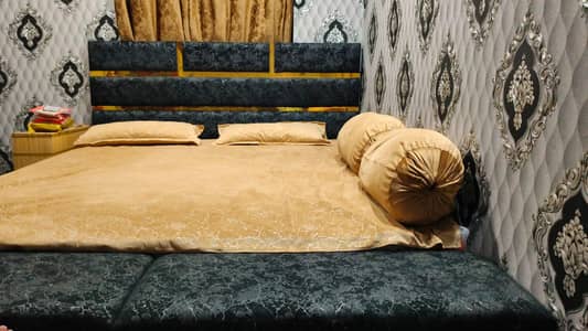 king size double bed with luxury side tables