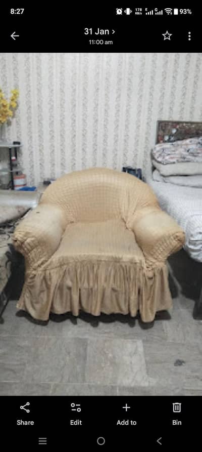 sofa Set 3+2+1 for Sale Urgent in Lahore 03214895787
