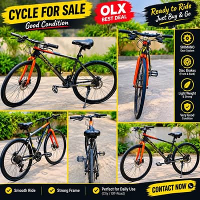 RARE IMPORTED BICYCLE | ZYKLUS 700C | PREMIUM HYBRID RIDE