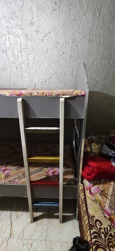 kids bed double portion with mattress