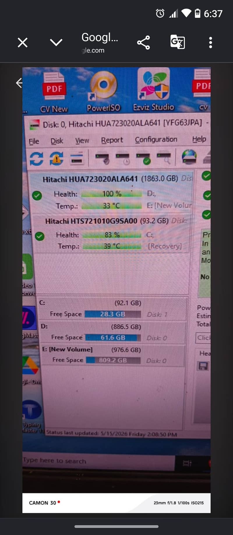 2 TB hard full data 1