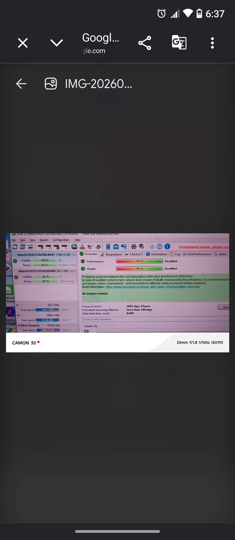 2 TB hard full data 2