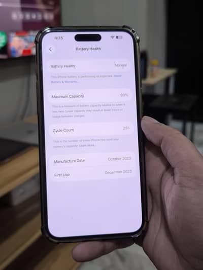 Iphone 15 pro max 256gb JV Natural titanium
