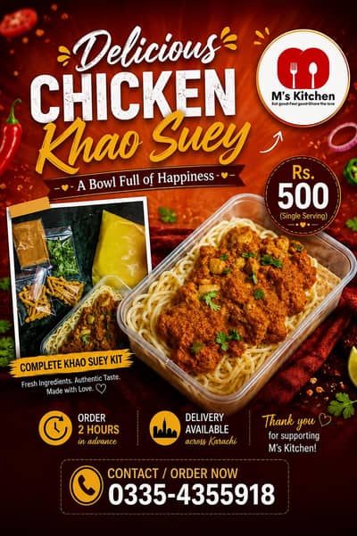 fresh homemade khausey available