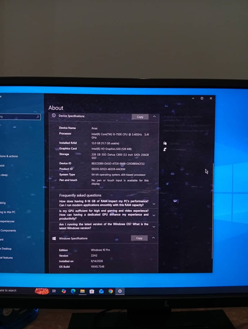 full Dell PC setup 3