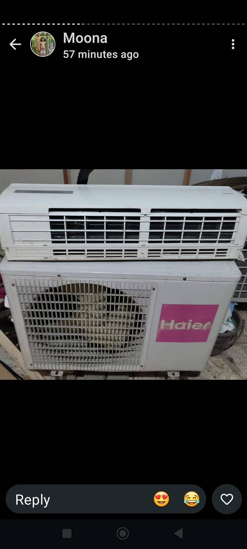 1ton  used  split ac 0