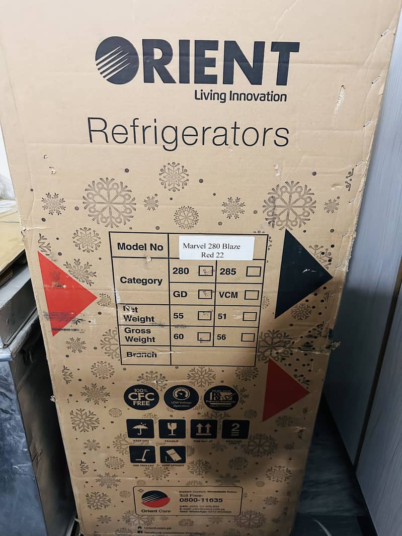 Orient Fridge 8