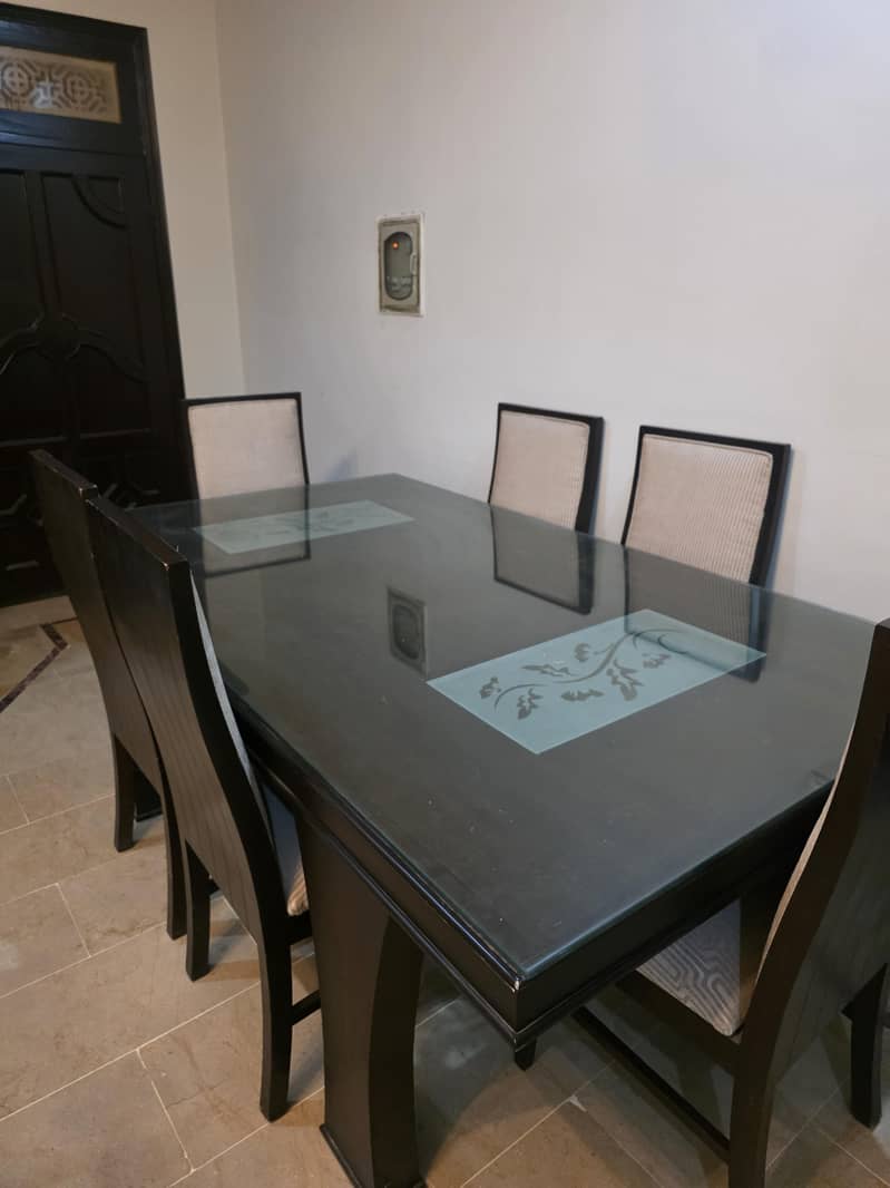 Dining Table Set 6 Chairs 0