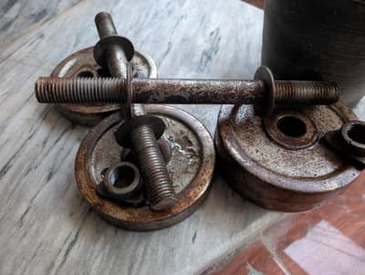 Chrome dumbbell