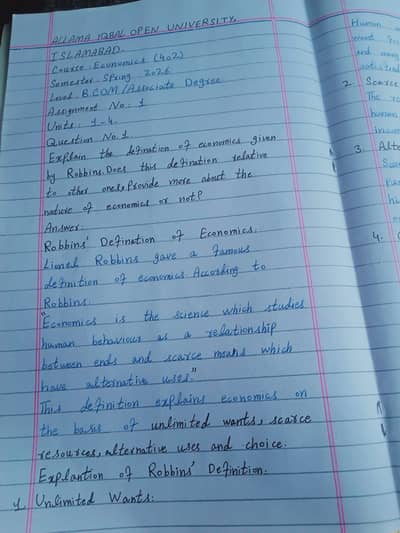 AIOU Assignment Typing & Formatting Services