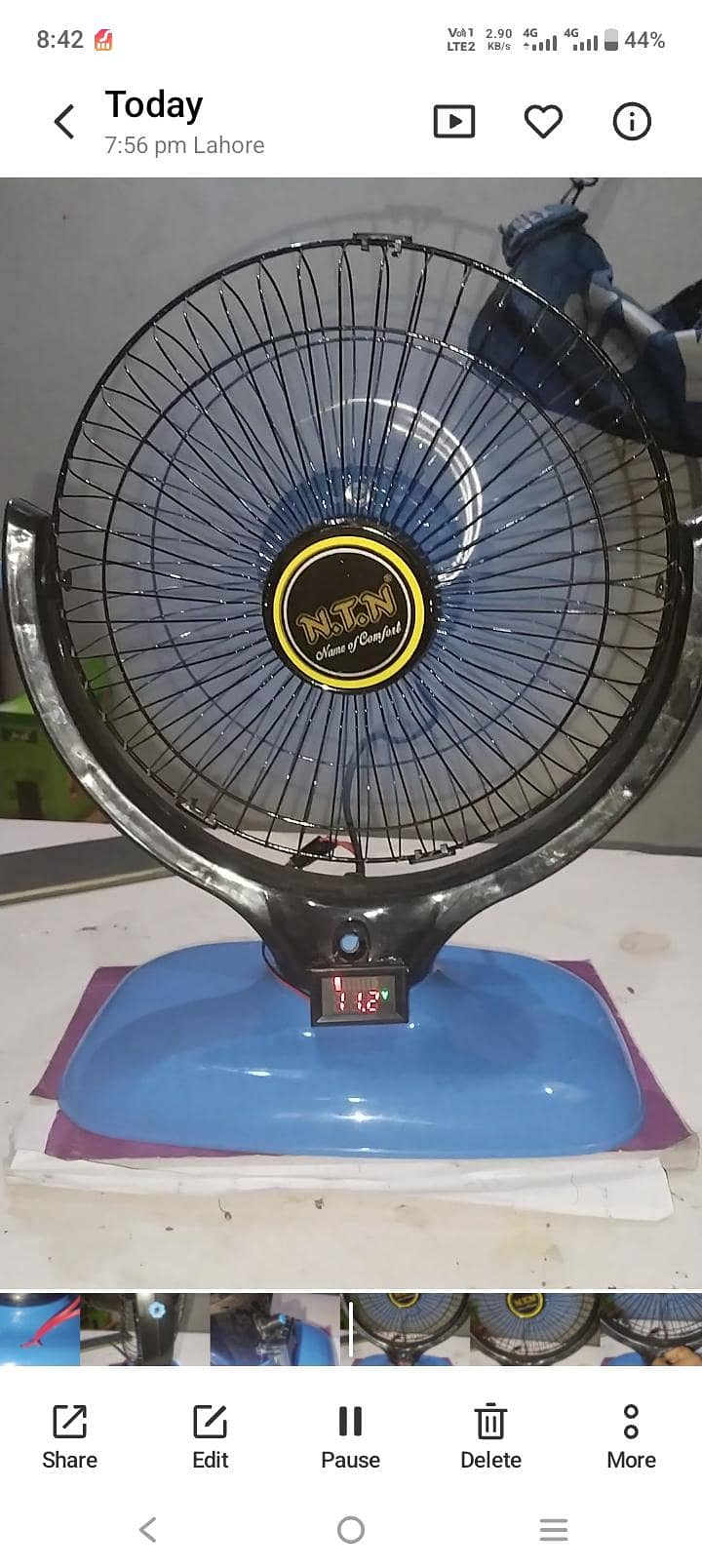 Automatic charging fan 0