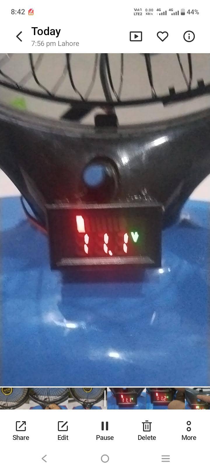Automatic charging fan 4
