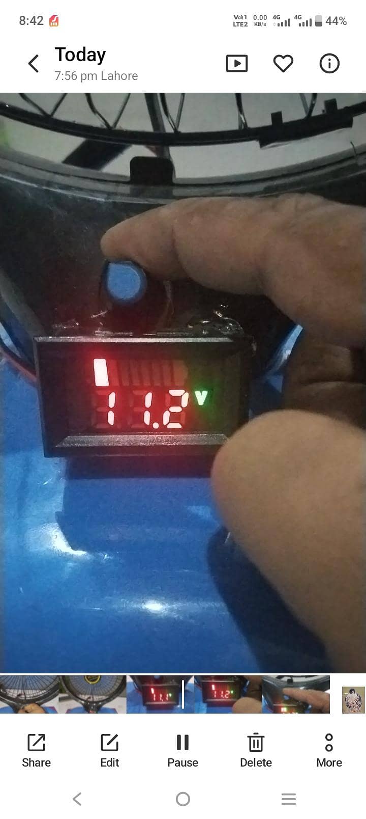 Automatic charging fan 5