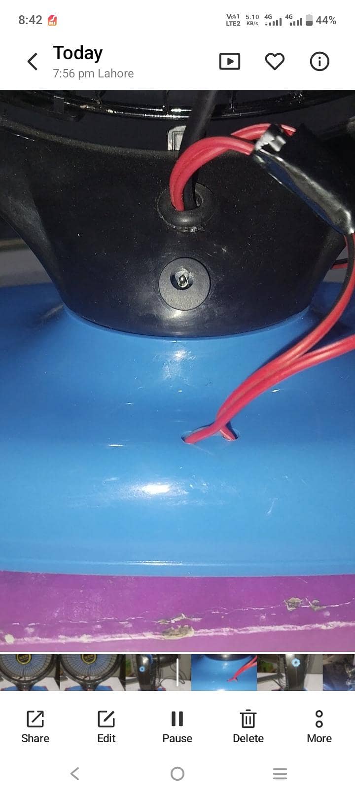 Automatic charging fan 6