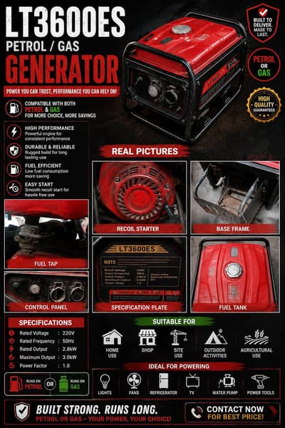 Generator used for sale