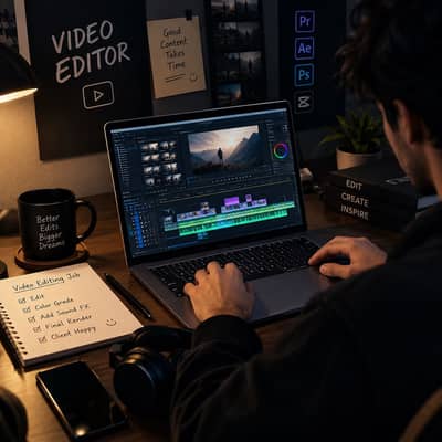 VIDEO EDITOR NEEDED — LONG-TERM OPPORTUNITY
