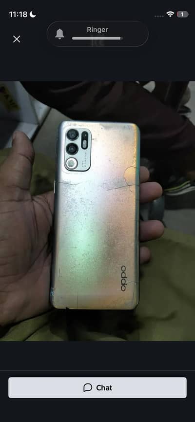 OPPO Reno6 panel change hy bs 8/128 memory only mobile hy