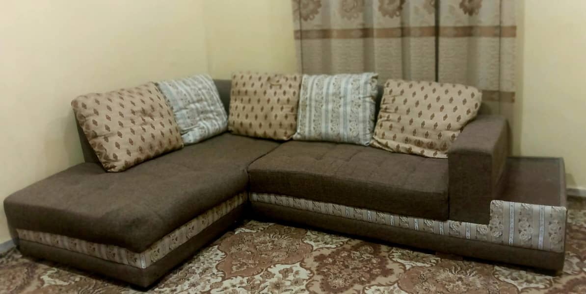 L shape sofa set 0